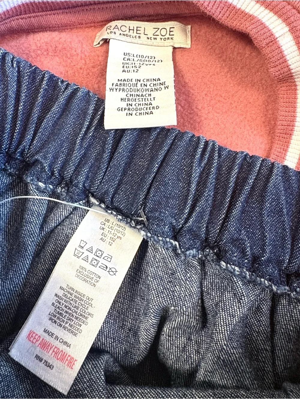 Girls Bundle of Sweatshirt & Skirt Sets Size 10